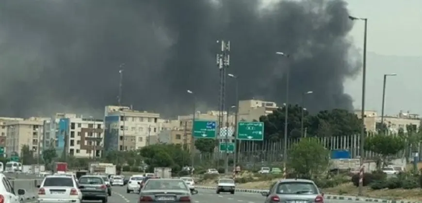 انفجار بثانى أكبر مدينة إيرانية.. حريق في مشهد