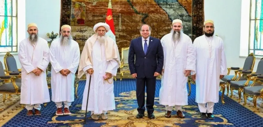 بال .. الرئيس السيسى يستقبل سلطان طائفة البهرة بالهند