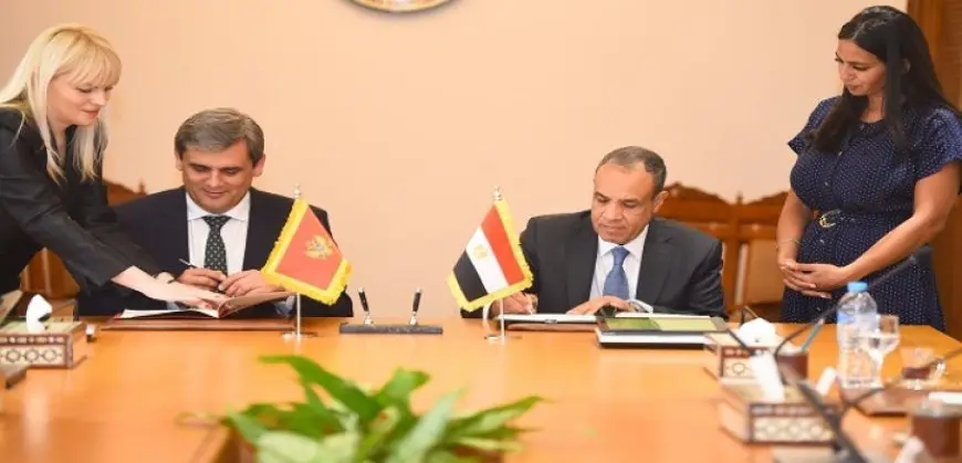 عبد العاطى ووزير خارجية الجبل الأسود يوقعان مذكرة تفاهم لتدشين آلية تشاور سياسى بين البلدين