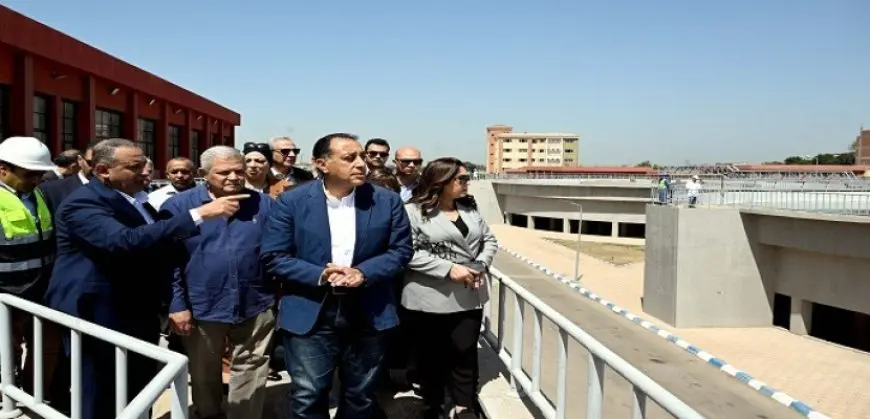 خلال جولته بالغربية.. رئيس الوزراء يتفقد محطة مياه المرشحة الملاحية الجديدة بطنطا