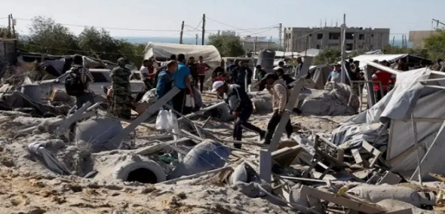 استشهاد 7 فلسطينيين إثر قصف طائرات الاحتلال بيت حانون ومخيم النصيرات
