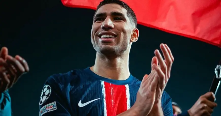 أشرف حكيمي يتوج بلقب أفضل لاعب إفريقي في الدوري الفرنسي ويمثل المغرب رابعاً