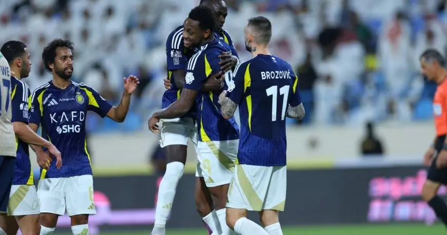 النصر يحطم شباك العروبة بـ9 أهداف وماني يبدع بـ”سوبر هاتريك”