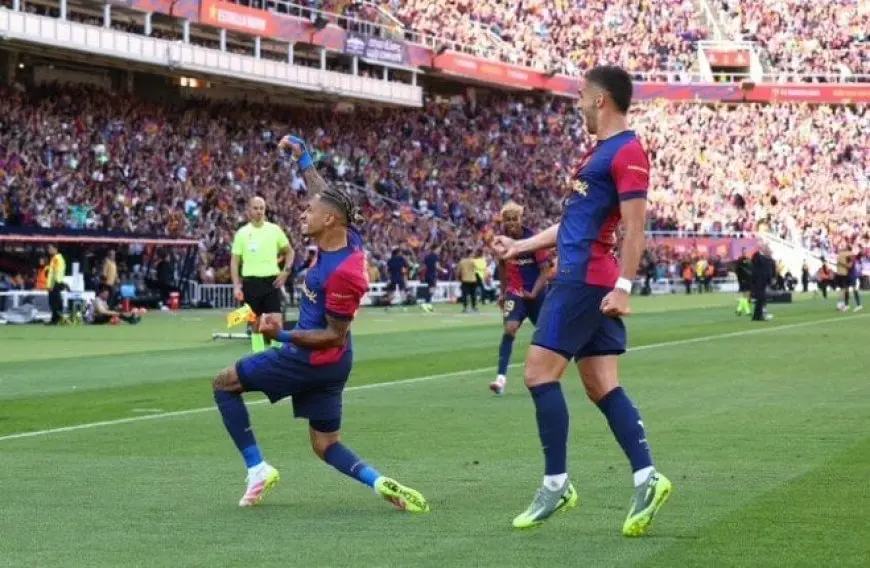 تشكيلة برشلونة لمواجهة إسبانيول في قمة حسم لقب الدوري الإسباني