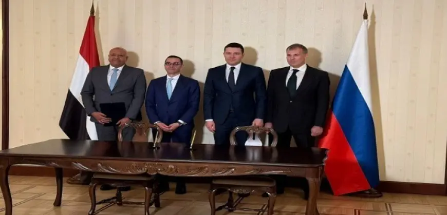 مصر وروسيا توقعان عقد انتفاع للمنطقة الصناعية الروسية بالمنطقة الاقتصادية لقناة السويس