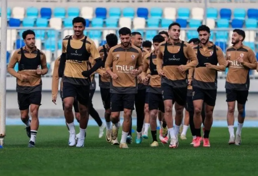 تدريبات تحضيرية لرباعي الزمالك استعدادًا لملاقاة بتروجت