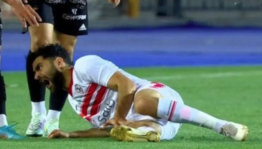 حمزة المثلوثي يشرع في برنامجه التأهيلي بنادي الزمالك بعد عملية الرباط الصليبي