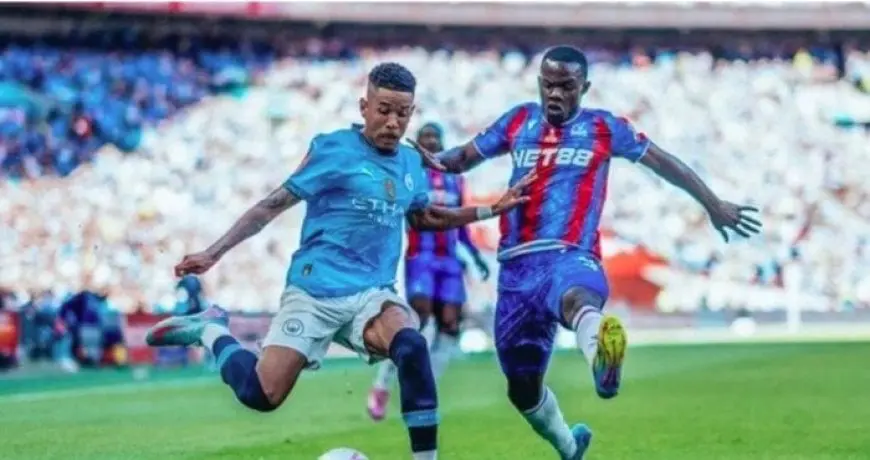 مانشستر سيتي يتعرض للهزيمة أمام كريستال بالاس بهدف ويخسر لقب كأس الاتحاد الإنجليزي «فيديو»