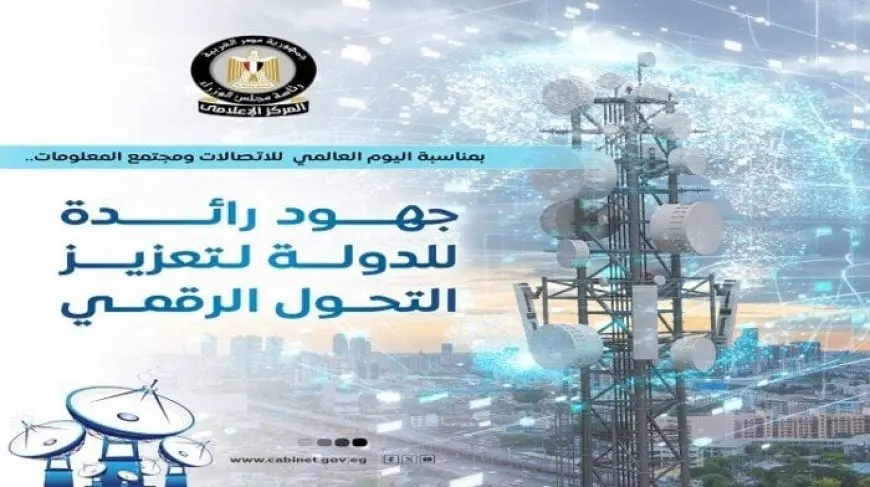 «بمناسبة اليوم العالمي للاتصالات».. تسليط الضوء على أبرز جهود الدولة في دعم التحول الرقمي