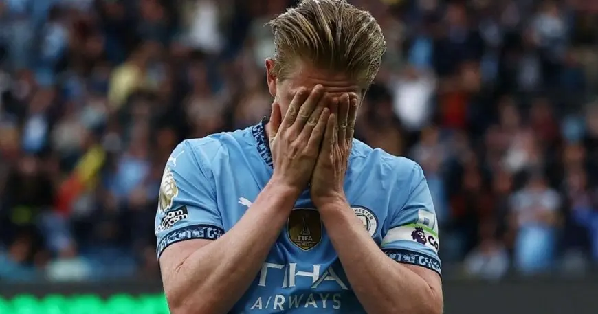 دي بروين يتجاهل هدية مرموش في آخر ظهور له بملعب الاتحاد
