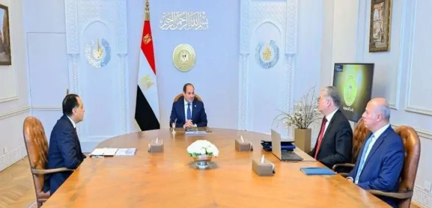 الرئيس السيسى يؤكد ضرورة استمرار جهود الدولة فى تعزيز الإنتاج المحلى من البترول والغاز
