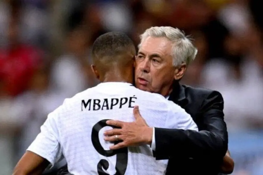 مبابي يودع أنشيلوتي برسالة مؤثرة قبل آخر مباراة له مع ريال مدريد
