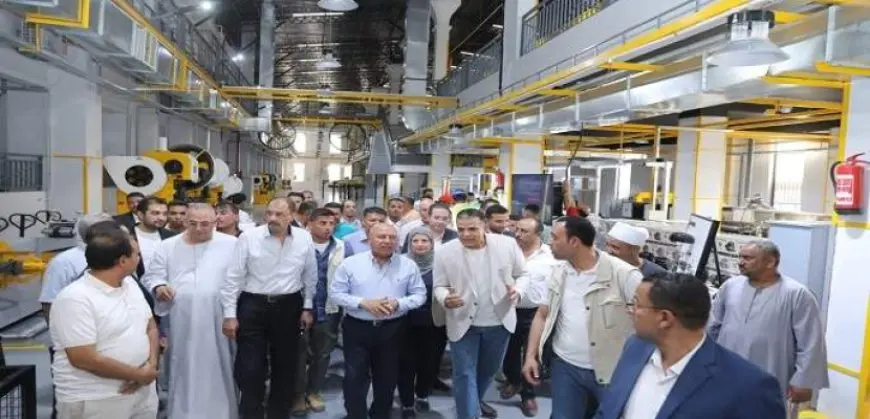 كامل الوزير يفتتح مصنع الرضوان الدولى للصناعات الهندسية