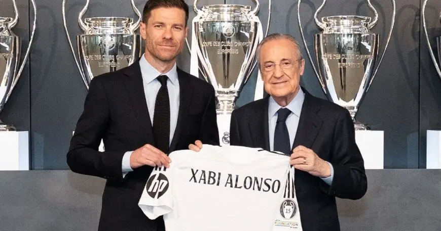 أول رسالة من تشابي ألونسو بعد توقيع عقده مع ريال مدريد