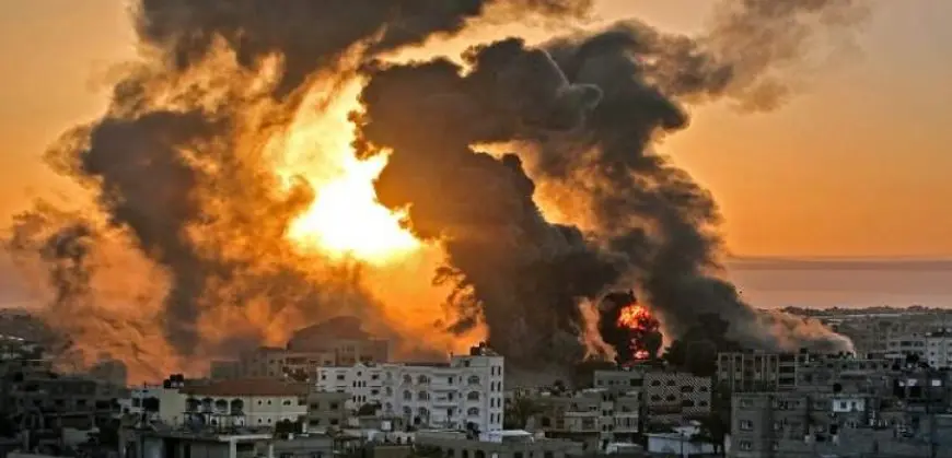 استُشهاد 7 فلسطينيين فى قصف إسرائيلى على عدة مناطق بقطاع غزة