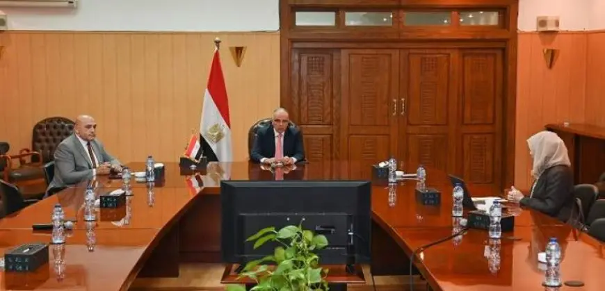 وزير الرى يبحث آخر مستجدات إنشاء “مدارس فنية مهنية لتكنولوجيا الرى”