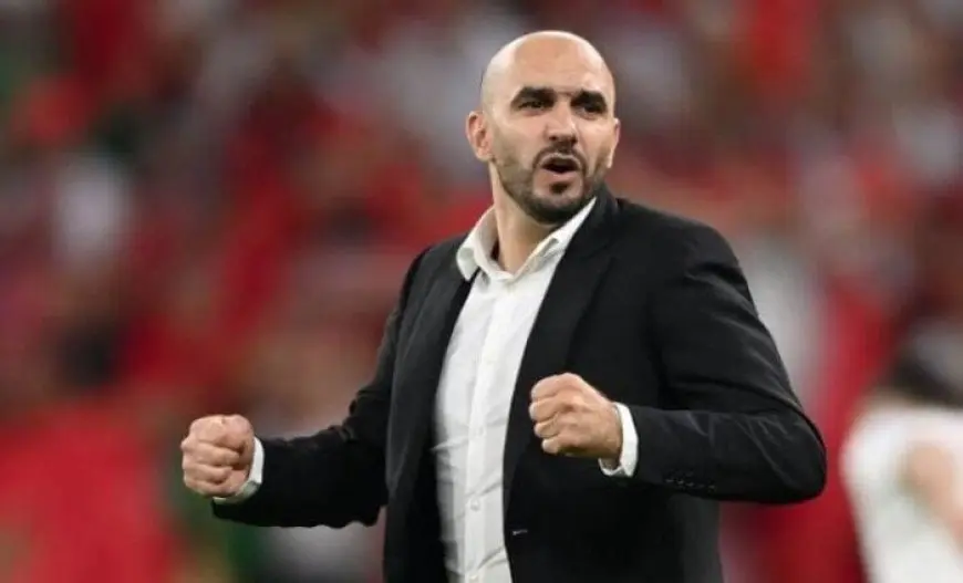 استبعاد “بن شرقي والشيبي”.. الركراكي يعلن تشكيلة منتخب المغرب لمواجهتي تونس وبنين