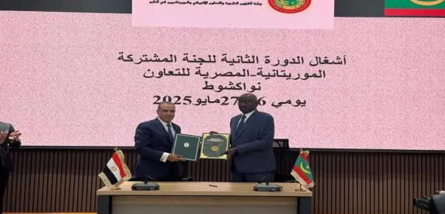 وزير الخارجية يترأس الجانب المصرى خلال أعمال اللجنة المشتركة المصرية الموريتانية فى نواكشوط