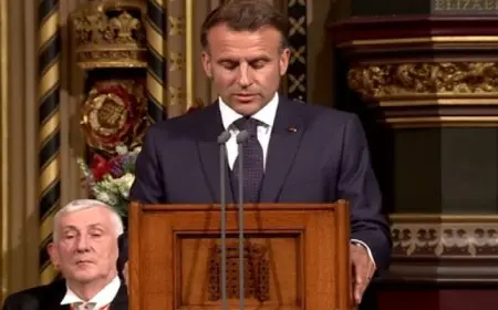 ماكرون: لا نكيل بمكيالين ونريد وقف حرب غزة بدون نقاش