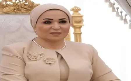 قرينة الرئيس: قدمت الشكر لوالدة الملازم أول نور امتياز كامل على بسالته فى إطفاء حرق سنترال رمسيس