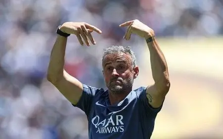 إنريكي يثني على انتصار باريس سان جيرمان الكبير على ريال مدريد