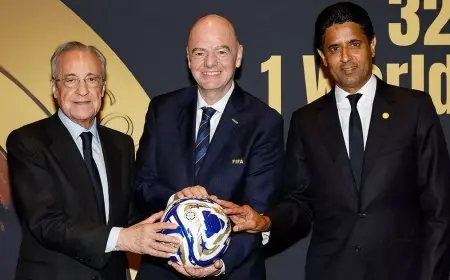 فلورنتينو بيريز يبعث برسالة إيجابية رغم خسارة ريال مدريد أمام سان جيرمان