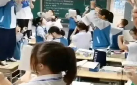 مدارس صينية تحث التلاميذ على الرقص أثناء الدراسة لرفع المعنويات