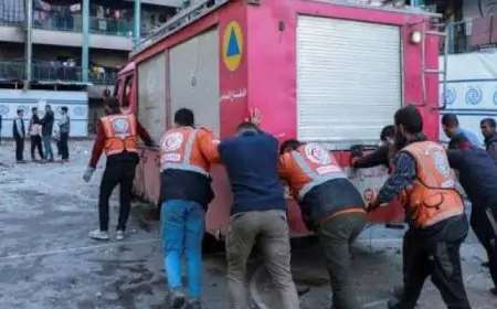 الدفاع المدنى بغزة يعلن توقف مركباته عن العمل لعدم توفر قطع غيار لإصلاحها