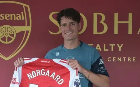 نورغارد ينتقل من برينتفورد إلى أرسنال لتحقيق “حلم دوري أبطال أوروبا”