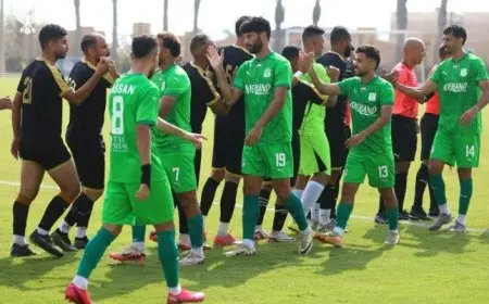 المصري يهزم مركز شباب القابوطي بخماسية نظيفة في مباراة ودية