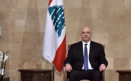 الرئيس اللبنانى يطالب الاتحاد الأوروبى بدعم بلاده لاستعادة كامل أراضيه وإطلاق مبادرة شاملة لدعم الجيش