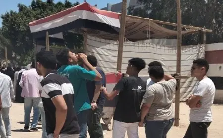 طلاب الثانوية العامة في الفيوم يعبرون عن آرائهم المتباينة حول امتحان الرياضيات البحتة