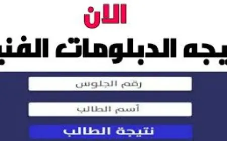 نتيجة الدبلومات الفنية 2025 الدور الأول برقم الجلوس عبر بوابة التعليم الفني nategafany emis gov eg