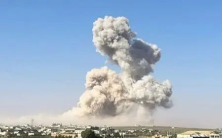 انفجار مستودع للذخيرة قرب مطار حلب