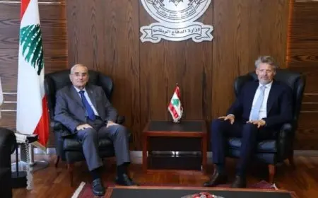 وزير الدفاع اللبناني يناقش تعزيز التعاون الأمني مع الدانمارك