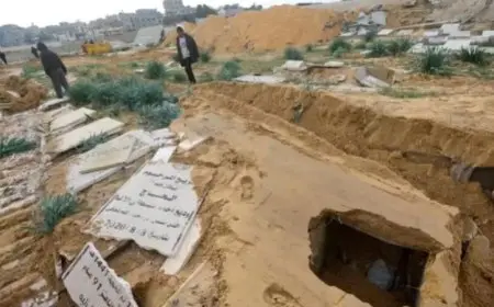 الأوقاف الفلسطينية تندد بانتهاك الاحتلال لحرمة المقابر في خان يونس