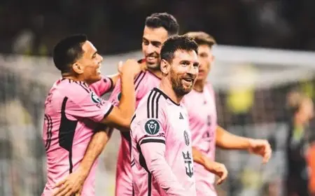 موعد مباراة إنتر ميامي وناشفيل SC في الدوري الأمريكي.. عودة ميسي بعد كأس العالم للأندية