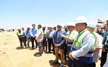 وزير الإسكان يزور محطة تنقية مياه الشرب الجديدة في مدينة السادات لتعزيز جودة المياه