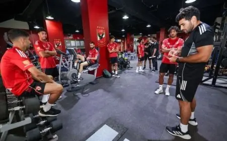 الأهلي يقوم بإجراء قياسات بدنية للاعبين تحضيرًا للموسم الجديد