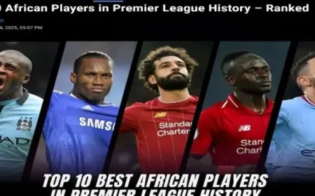 شبكة “sportsdunia” محمد صلاح أفضل لاعب أفريقى فى تاريخ الدورى الإنجليزى