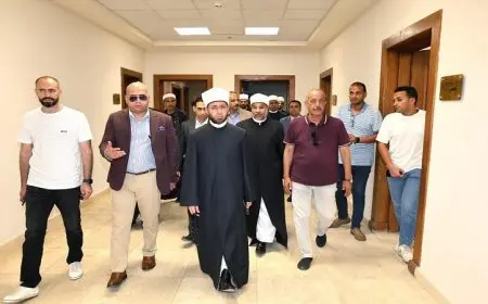 وزير الأوقاف يقوم بزيارة ميدانية لمسجد العلي العظيم لتعزيز خدماته
