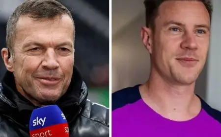 أسطورة ألمانيا ماتيوس: تير شتيغن لن يعود للعب مع برشلونة مجدداً