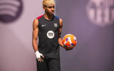 لابن يامال يخلق ضجة بنشر صورة غامضة قبل حذفها بسرعة