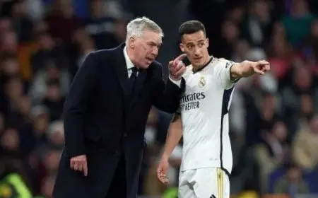 أنشيلوتي يوجه رسالة مؤثرة لفاسكيز بعد مغادرته ريال مدريد