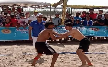 اليوم.. انطلاق منافسات الرجال ببطولة الجمهورية للمصارعة الشاطئية