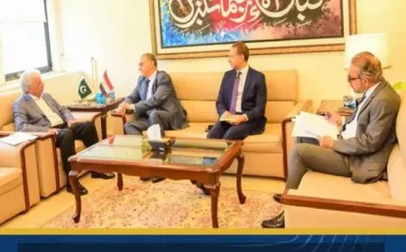 سفير مصر في إسلام آباد يستعرض مع وزير باكستاني سبل تعزيز التعاون في مجالات الزراعة والري