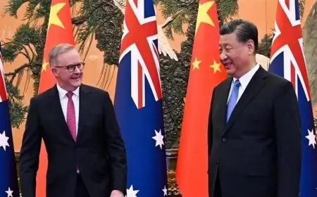 رئيس الوزراء الأسترالي يزور الصين لتعزيز العلاقات التجارية بين الدولتين
