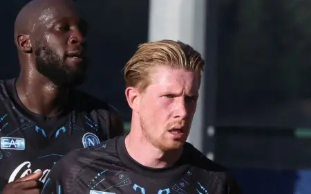دي بروين: الرقم 10 في نابولي؟ كانت مفاجأة سعيدة خلال التدريب