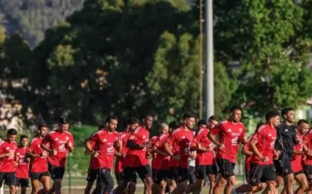 الأهلى يواجه الملعب التونسى فى أولى ودياته فى معسكر طبرقة