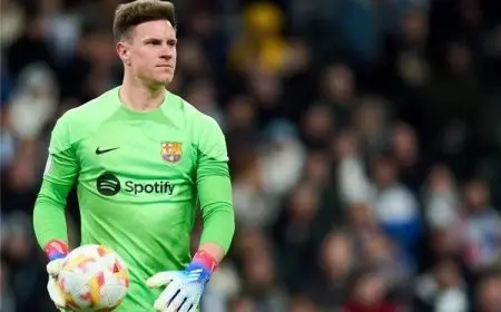 كيف يمكن لتير شتيجن معالجة مشكلة تسجيل خوان جارسيا في برشلونة؟